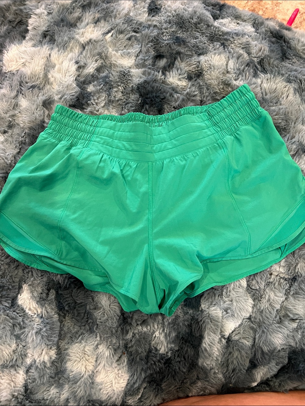 lululemon hotty hot 2.5” Bright Green Athletic Running Shorts